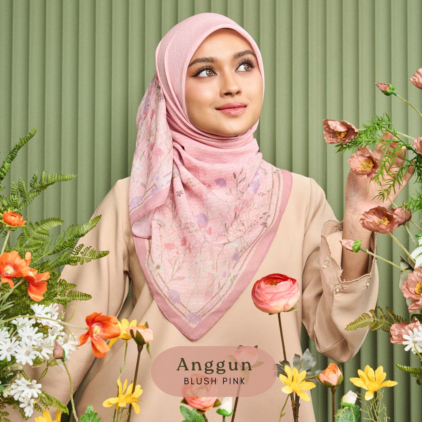 Rosabelle.ph x Marshmallowscarf.ph Freestyle Square Hijab