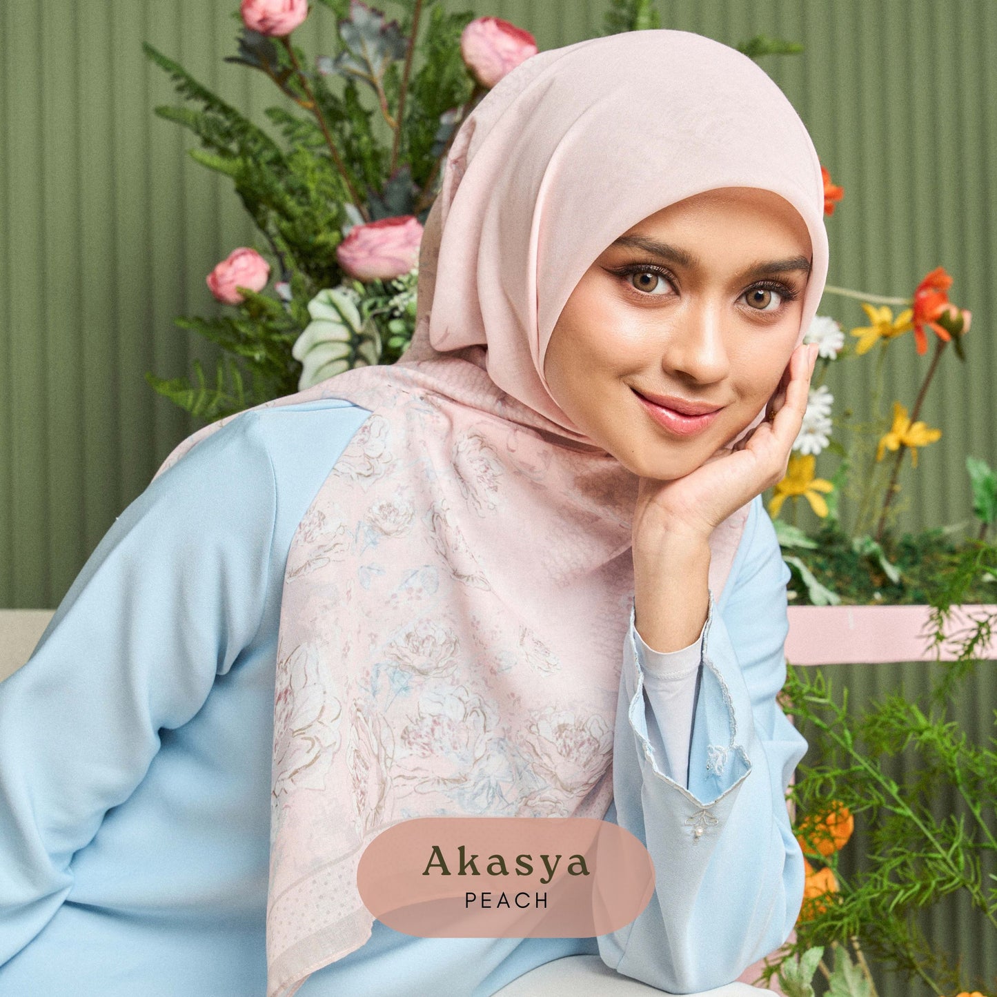 Rosabelle.ph x Marshmallowscarf.ph Freestyle Square Hijab