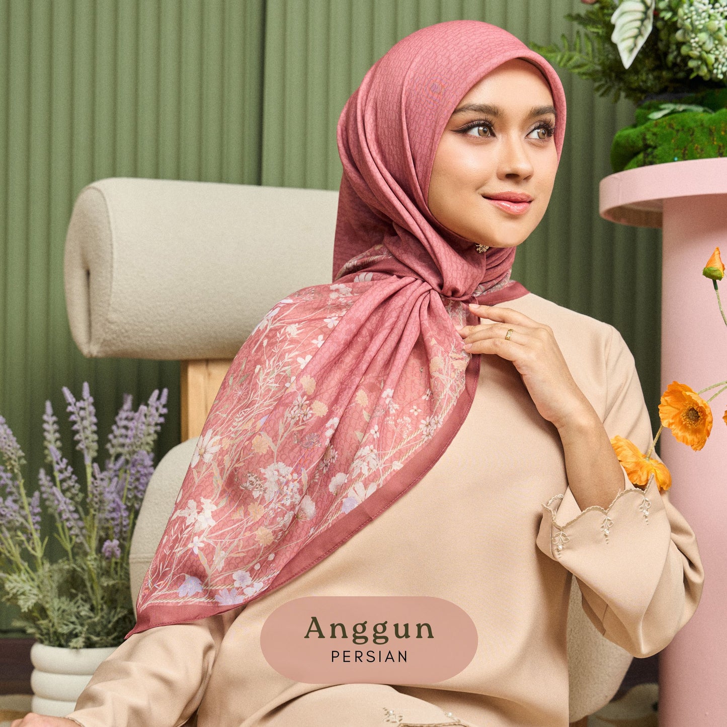 Rosabelle.ph x Marshmallowscarf.ph Freestyle Square Hijab