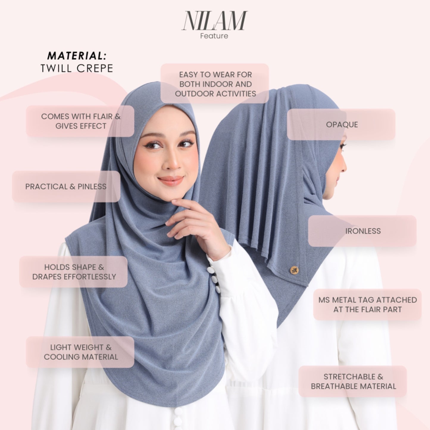Nilam Instant Hijab