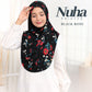 Nuha Printed - with chin cover instant hijab