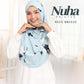 Nuha Printed - with chin cover instant hijab