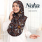 Nuha Printed - with chin cover instant hijab