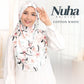 Nuha Printed - with chin cover instant hijab