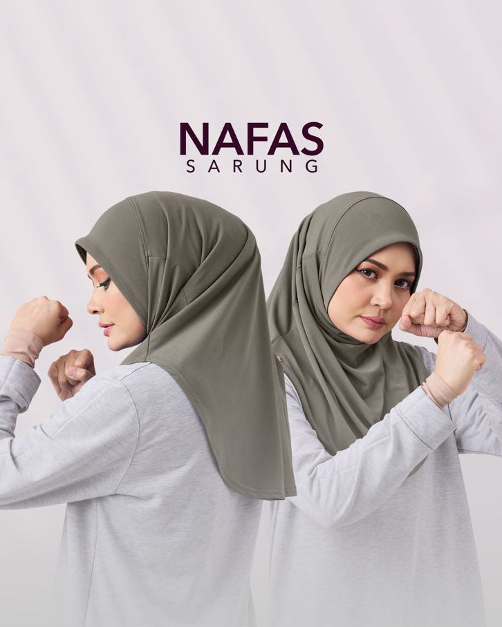 NAFAS SARUNG - Premium Instant Sports Hijab