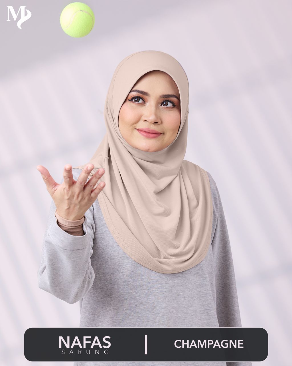 NAFAS SARUNG - Premium Instant Sports Hijab