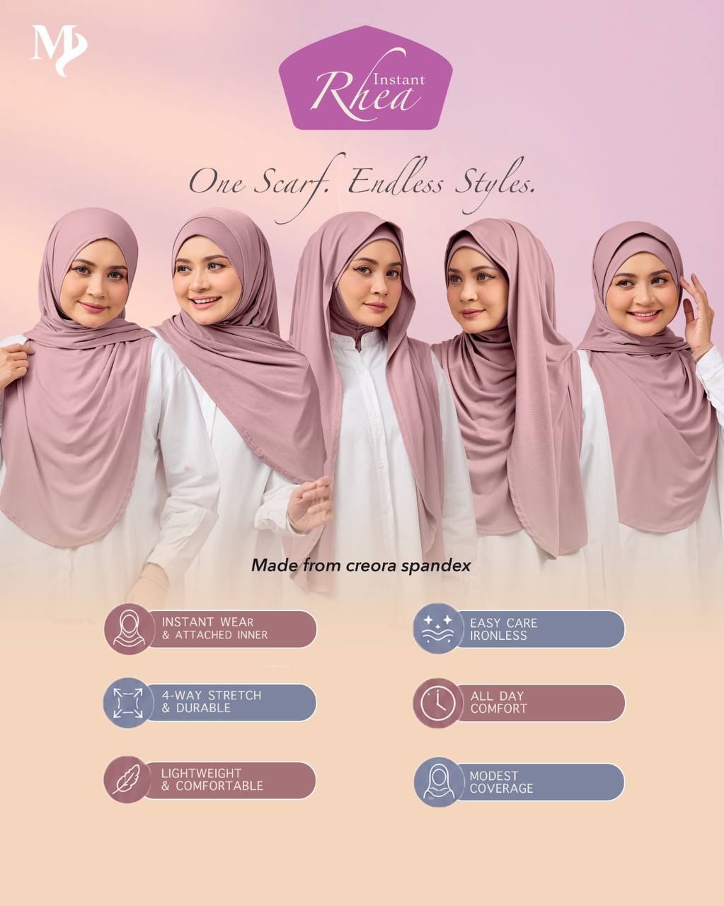Rhea Instant (built-in inner) Endless style